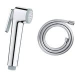 GROHE Vitalio Trigger Spray 30 - Hand Shower with Trigger Control (Recommended Pressure 1.0 bar) & Relexaflex - Shower Hose 1.5m, Chrome, 28151001