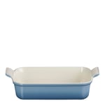 Le Creuset - Heritage rektangulært fat 26x31 cm chambray