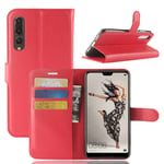huawei Huawei P20 Pro PU Wallet Case Red