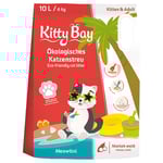 KittyBay Meowtini vit kassava ekologiskt kattströ  - Ekonomipack: 3 x 10 l (18 kg)