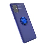 Deksel med Mobilholder for Samsung Galaxy A71 - Blå