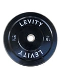 LEVITY Premium Fitness Bumper Plate 15kg