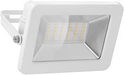 Goobay LED udendørs projektør, 30 W med 2550 lm, neutralt hvidt lys (4000 K) og M16 kabelforskruning, egnet til udendørs brug (IP65)
