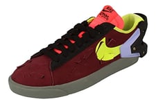 Nike Homme X Acronym Blazer Low Chaussure athlétique Tout Sport, Maroon/Lemon/Black, 38 EU