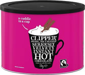 Clipper Clipper Fairtrade Seriously Velvety Instant Hot Chocolate 1kg -4 Pack