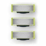 Ersättningsblad för rakblad kompatibla med Philips Oneblade Replacement One Blade Pro Blades Men （Modell QP25XX QP26XX QP65XX ） 3 packs 3 packs