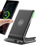 INIU Wireless Charger, 15W Fast Wireless Charging Stand  - Qi Certified