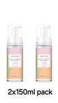 2 X Woo Woo Gentle Foaming Body  Wash Plant-Based Care Ideal For Menopause Use