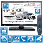 Unispectra® 19" Smart TV (LG webOS) Magic Remote 12V 240V Motorhome Truck Boat
