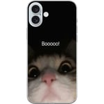 Apple iPhone 16 Plus Genomskinligt Skal Boo! Katt