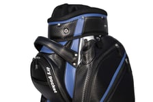 Motor Caddy Golf Cart Bag Bag Waterproof Material And Dry Pocket - Black/Blue