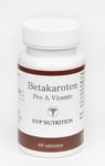 Betakaroten pro vitamin A 30 mg (ögon, lever, sköldkörtel etc) 60 tabl