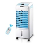 Small portable air conditioning fan (Color : Light Blue B)