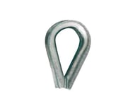 Cosse-cœur standard pour câble 8mm en acier zingué - CHAPUIS - 320/8Z