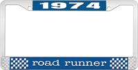 OER LF121674B nummerplåtshållare 1974 road runner - blå