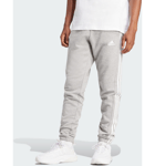 Adidas Adidas Essentials French Terry Tapered Elastic Cuff 3-stripes Pants Urheilu MEDIUM GREY HEATHER / WHITE