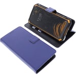foto-kontor Cover compatible with Doogee S88 Pro / S88 Plus book-style blue case