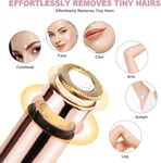 Flawless Facial Hair Remover 18k Gold plated Results Like JML Pain-Free Epilator