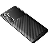 NOKOER Case for Motorola Edge, TPU Flexible Material Ultra-thin Cover, Anti-Fingerprint Slim Fit Phone Case [Wear Resistant] [Slip-Resistant] - Black