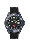 Timex Tiburón Mens Automatic Synthetic Rubber Strap Watch TW2W21100