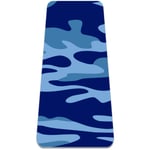 Yoga Mat - Abstract camouflage - Extra Thick Non Slip Exercise & Fitness Mat for All Types of Yoga,Pilates & Floor Workouts