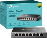 TP-Link Managed Network Switch 8-Port Gigabit, Support QoS VLAN IGMP SEALED BOX