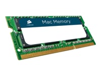 CORSAIR Mac Memory - DDR3 - module - 4 Go - SO DIMM 204 broches - 1066 MHz / PC3-8500 - CL7 - 1.5 V - mémoire sans tampon - non ECC
