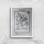 The Witcher Nilfgaardian War Criminal Giclee Art Print - A3 - White Frame