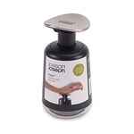 Joseph Joseph Presto Hygienic Bathroom Soap pump dispenser, refillable – Grey/ Stainless Steel