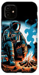 iPhone 11 Astronaut Stranded in a Distant Planet Calming Funny Trippy Case