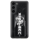 ERT GROUP mobile phone case for Samsung S23 original and officially Licensed DC pattern Batman 041 optimally adapted to the shape of the mobile phone, case made of TPU