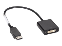 Black Box DisplayPort to DVI-D Adapter - DisplayPort-adapter - DisplayPort (hane) till DVI-D (hona) - 30.48 cm - svart