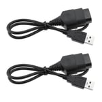 2x PC Laptop USB Convertor Adapter Cable Cord to Game Controller for Xbox Gen.1