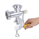 Manual Meat Grinder, Meat Mincer Aluminium Alloy Sausage Stuffer Sausage Maker Machine with Tabletop Clamp