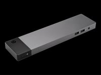 Refurbished HP ZBook Dockningsstation, Tunderbolt 3, 200W - svart