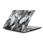 Macbook Pro 15.4-tum 2016 med touch (A1707) skyddsskal plast tryck på - Kamoflage grå