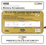 Pioneer Plastfickor Refill till Album från 12x12 Tum - 5-pack