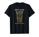 DONER KEBAB UNKNOWN PLEASURES Funny Retro food T-Shirt