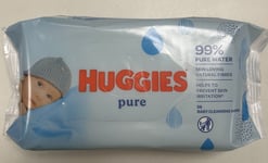 Huggies Baby Wipes Wet 99% Purified Pure Water Skin  2pack