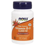 NOW Foods - Vitamin D-3 Variationer 5000 IU - 240 softgels