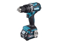 Makita - Slagborr/Skruvdragare - Sladdlös - 2 Hastigheter - Nyckellös Chuck 13 Mm - 64 N·M - 2 Batterier, Laddare Medföljer - 40 V