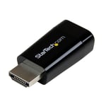 StarTech.com Compact HDMI to VGA Adapter Converter – Power Free HDMI Laptop to V