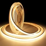 10W/m COB-LED strip, RA93 - 5m, IP65, 280 LED per. meter, 24V, COB LED - Kulör : Varm