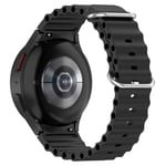 Samsung Galaxy Watch 4 40mm Sportigt Full-fit armband i silikon, svart