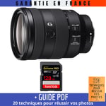 Sony FE 24-105mm f/4 G OSS + 1 SanDisk 128GB Extreme PRO UHS-II 300 MB/s + Guide PDF ""20 TECHNIQUES POUR RÉUSSIR VOS PHOTOS