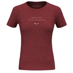 Salewa Eagle Eitd T-Shirt en Laine mérinos pour Femme Syrah XXS