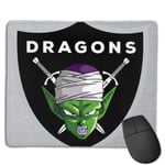 Dragon Ball Z Piccolo Dragons Shield Customized Designs Non-Slip Rubber Base Gaming Mouse Pads for Mac,22cm×18cm， Pc, Computers. Ideal for Working Or Game