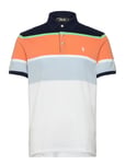 Tailored Fit Performance Polo Shirt Sport Knitwear Short Sleeve Knitted Polos Multi/patterned Ralph Lauren Golf
