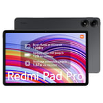 Xiaomi Tablette REDMI Pad Pro 6+ 128, écran 12,1", Batterie 10000 mAh, Caméra arrière de 8MP, Jusqu’à 33,9 Jours d’autonomie, Gris