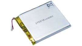 Litium Polymer Batteri, 3.7V, 2700mAh